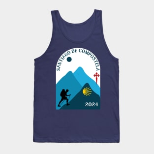 Camino de Santiago de Compostela 2024 Man Walking Tank Top